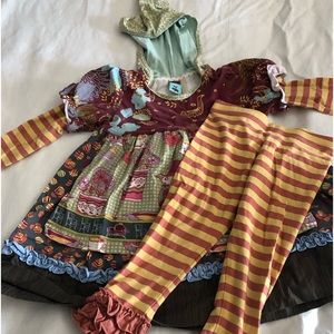 Matilda Jane Character Counts Gnome Dress outfit.